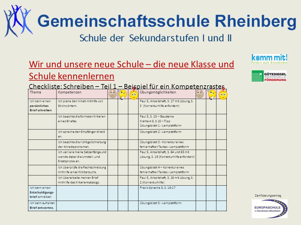 kennenlernen klasse 5 kennenlernen klasse 5
